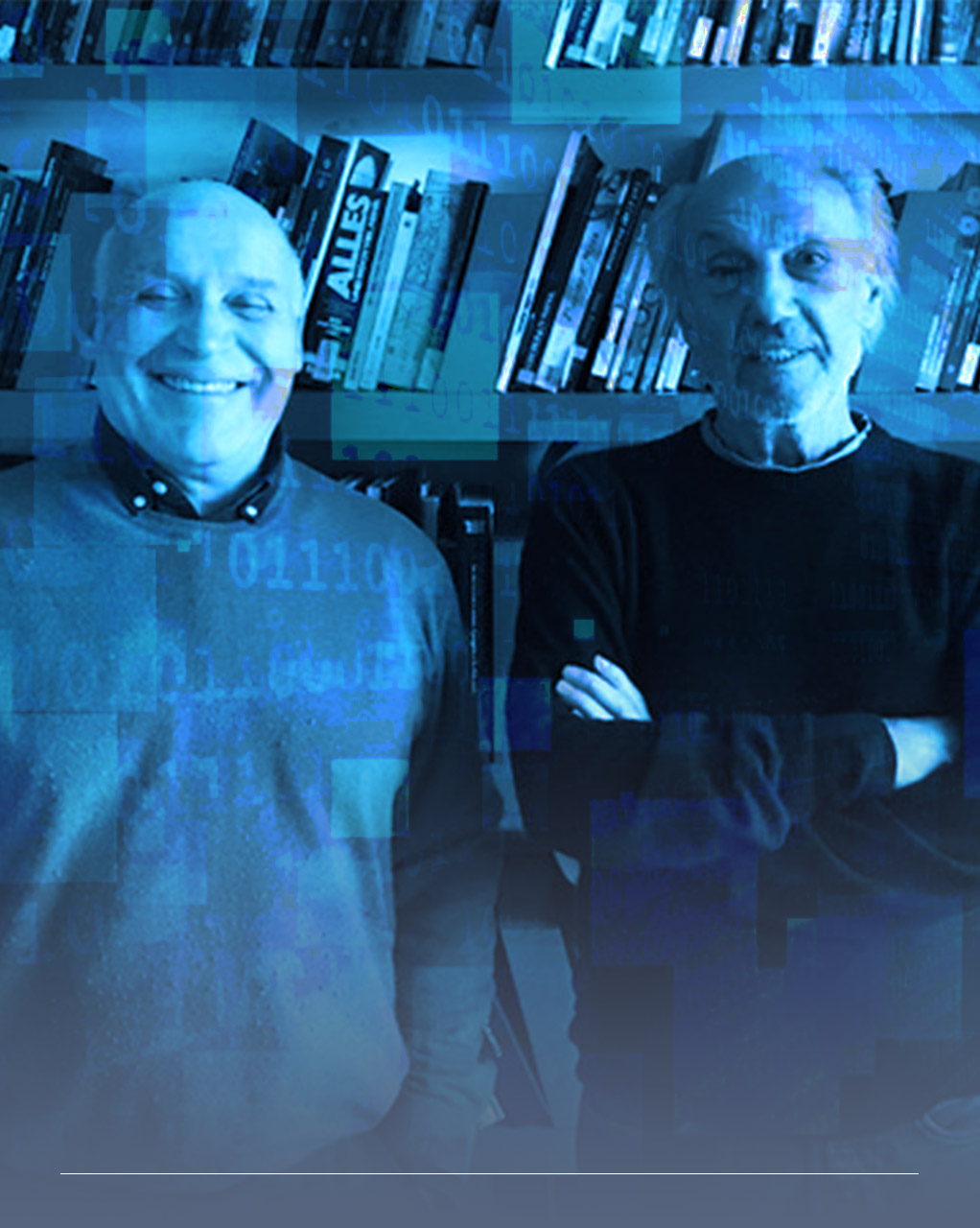 fotografia con filtro blu con Fabio cirifino e Leonardo sangiorgi 