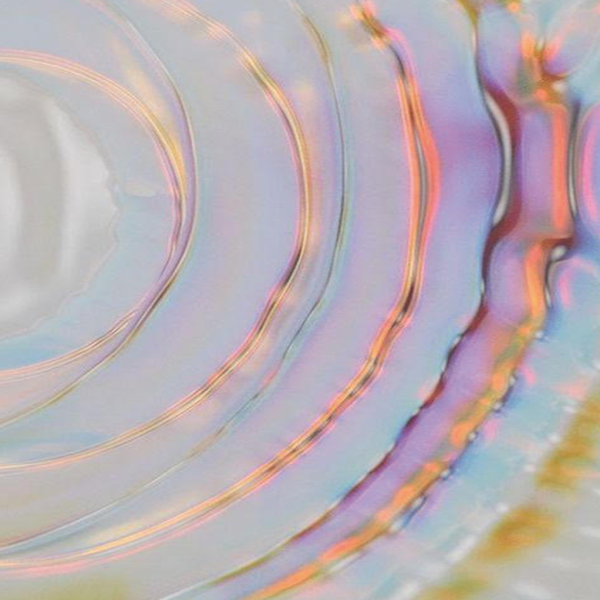 Immagine astratta colorata di centri concentrici