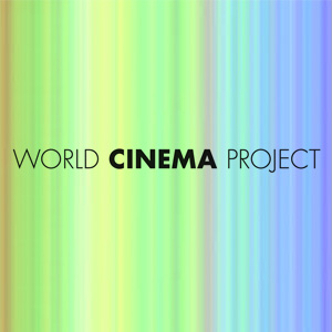 Logo World Cinema Project su fondo arcobaleno